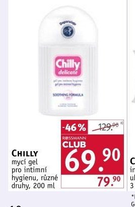 CHILLY mycí gel pro intimní hygienu
