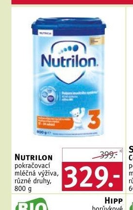 Nutrilon pokračovací mléčná výživa, 800 g