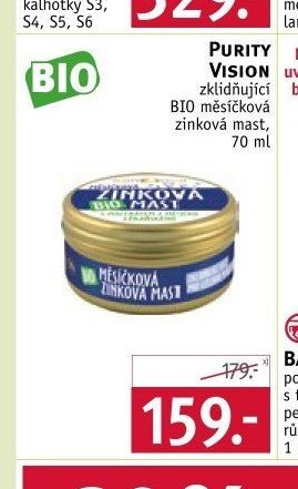 Purity Vision BIO měsíčková zinková mast