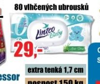 Linteo Baby 80 vlhčených ubrousků