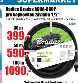 Hadice Bradas AQUA-DROP pro kapkovitou závlahu 1/2