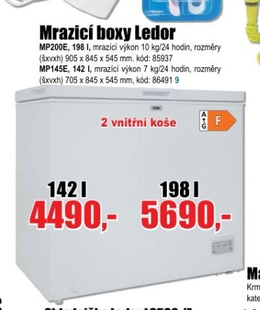Mrazicí boxy Ledor