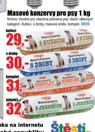 Masové konzervy pro psy