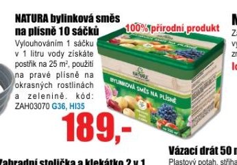 NATURA bylinková směs na plísně 10 sáčků