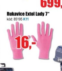 Rukavice Extol Lady 7