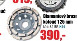 Diamantový brusný kotouč 125 mm