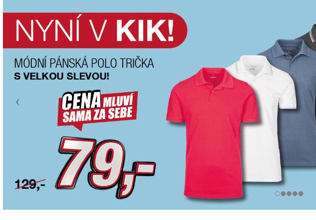 Módní pánská polo trička