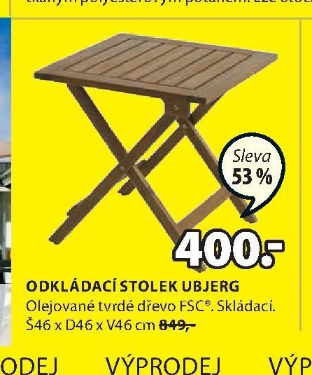 ODKLÁDACÍ STOLEK UBJERG
