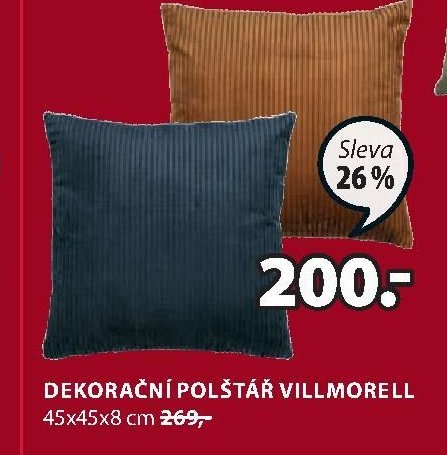 DEKORAČNÍ POLŠTÁŘ VILLMORELL