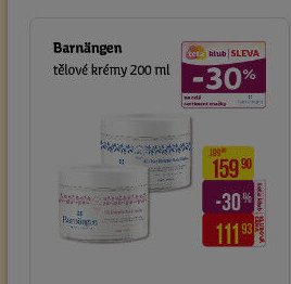 Barnängen tělové krémy 200 ml