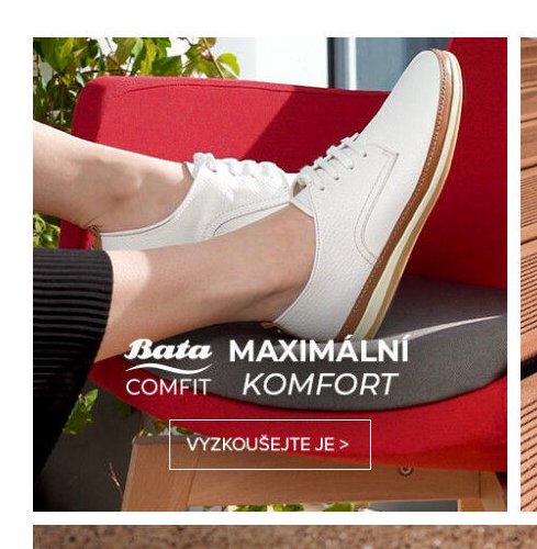 Bílé polobotky COMFIT