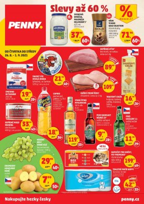 aktuální leták Penny Market 26.8.2021-1.9.2021