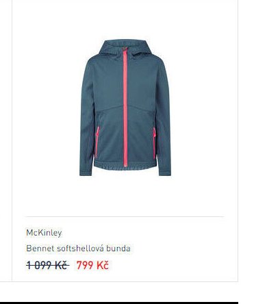 McKinley Bennet softshellová bunda