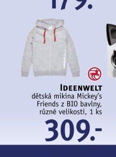 IDEENWELT dětská mikina Mickey's Friends