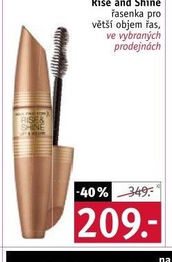 Max Factor Rise and Shine řasenka
