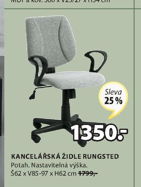 KANCELÁŘSKÁ ŽIDLE RUNGSTED