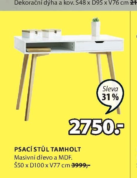 Psací stůl TAMHOLT