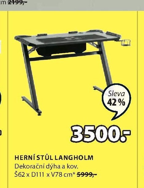 Herní stůl LANGHOLM