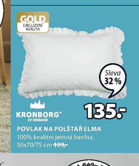 Kronborg povlak na polštář ELMA