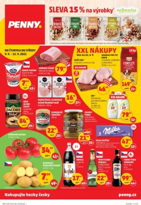 aktuální leták Penny Market 9.9.2021-15.9.2021