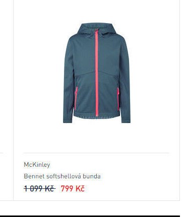 McKinley Bennet softshellová bunda