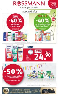 aktuální leták ROSSMANN drogerie 15.9.2021-28.9.2021