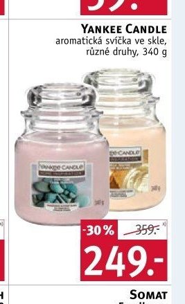 Yankee Candle aromatická svíčka ve skle, různé druhy, 340 g