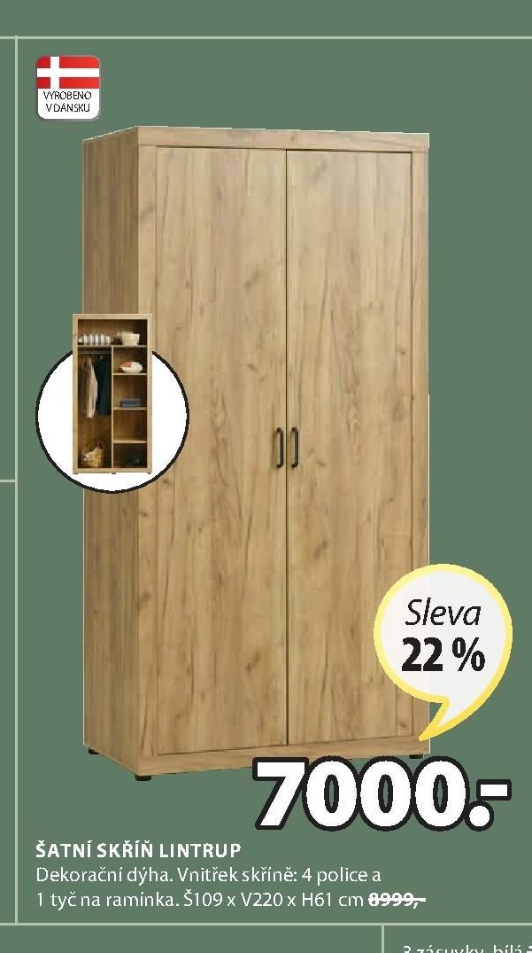 Šatní skříň LINTRUP