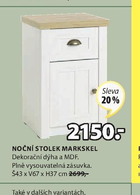 NOČNÍ STOLEK MARKSKEL