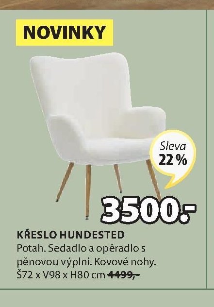 KŘESLO HUNDESTED