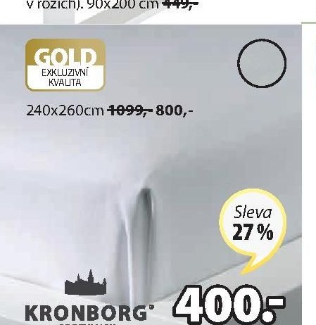 Saténové klasické prostěradlo