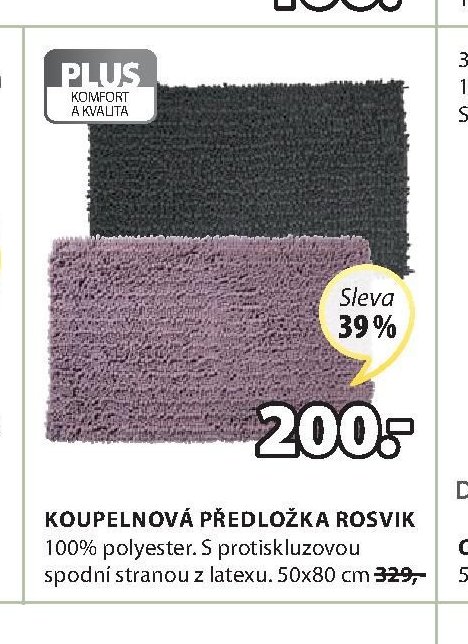 Koupelnová předložka Rosvik