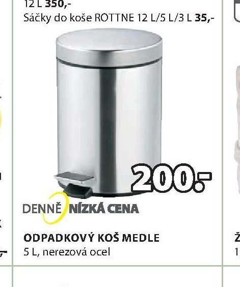 Odpadkový koš Medle