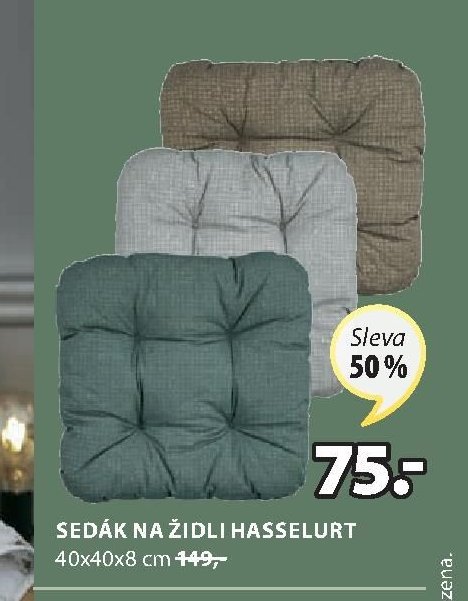 Sedák na židli HASSELURT