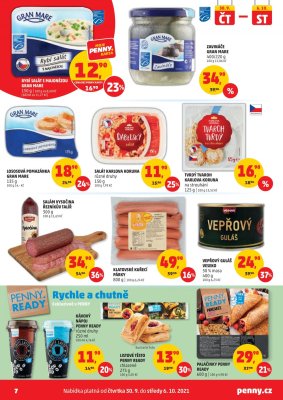 aktuální leták Penny Market 30.9.2021-6.10.2021
