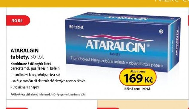 Ataralgin tablety, 50 tbl.