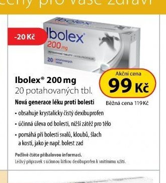 Ibolex 200 mg, 20 potahovaných tbl.