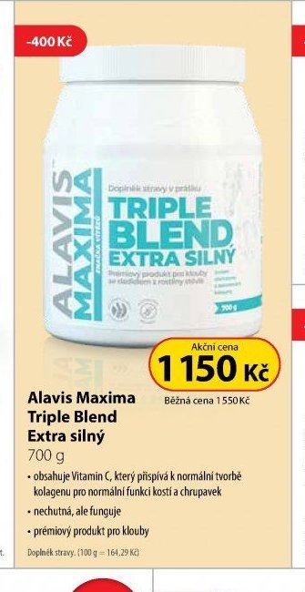 Alavis Maxima Triple Blend Extra silný, 700 g
