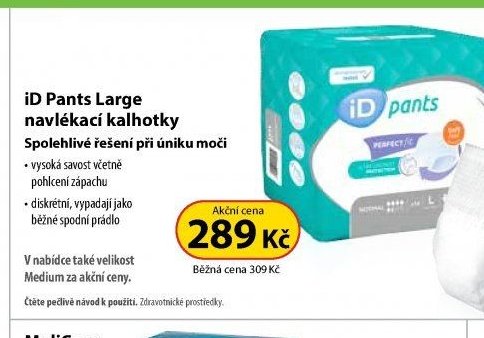 iD Pants Large Navlékací kalhotky
