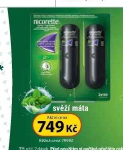 Nicorette svěží máta 2x150