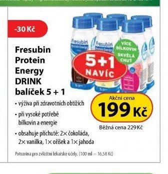 Fresubin Protein Energy DRINK balíček 5 + 1