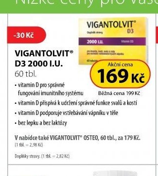 VIGANTOLVIT D3 2000 I.U. 60 tbl.