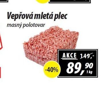 Vepřová mletá plec