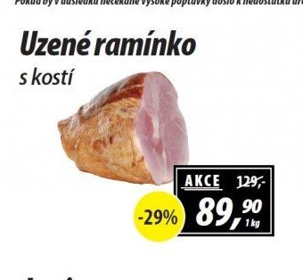 Uzené ramínko s kostí