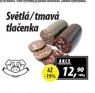 Světlá/tmavá tlačenka