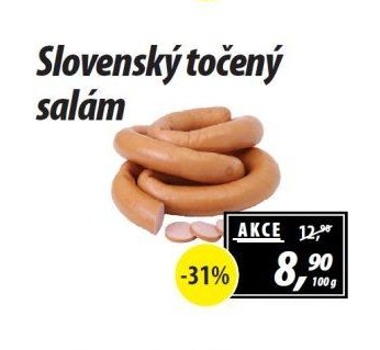 Slovenský točený salám