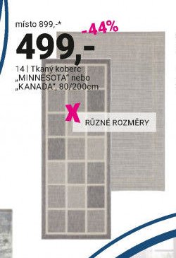 Tkaný koberec MINNESOTA nebo KANADA