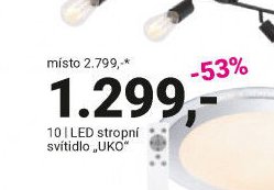 LED STROPNÍ SVÍTIDLO „UKO“