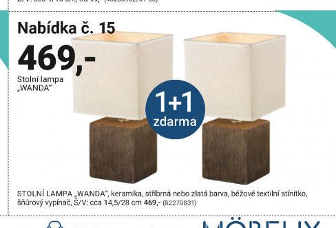 Stolní lampa „WANDA“
