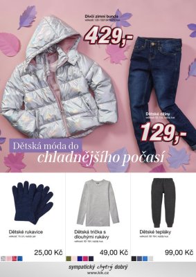 aktuální leták Kik textil 11.10.2021-31.10.2021